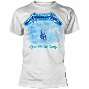 Metallica Tricou Ride The Lightning White S imagine