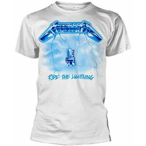 Metallica Tricou Ride The Lightning White 2XL imagine