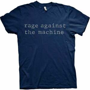 Rage Against The Machine Tricou Original Logo Unisex Albastru Navy M imagine