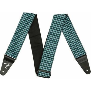 Fender Houndstooth Curea de chitară Teal imagine