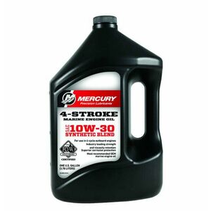 Mercury FourStroke Outboard Engine Oil Synthetic Blend 10W30 4 L Ulei motor barca 4 timpi imagine