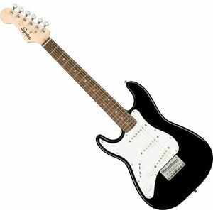 Fender Squier Mini Stratocaster IL LH Black Chitară electrică imagine