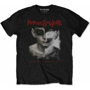 Motionless In White Tricou Split Screen Unisex Black L imagine