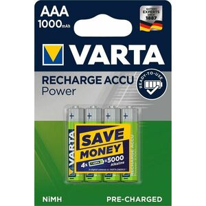 Varta HR03 Recharge Accu Power 4 AAA Baterii imagine