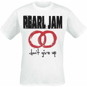 Pearl Jam Tricou Don't Give Up Unisex White XL imagine