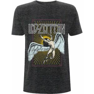 Led Zeppelin Tricou Icarus Unisex Dark Heather Grey M imagine