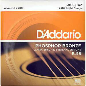 D'Addario EJ15-3D Corzi chitare acustice imagine