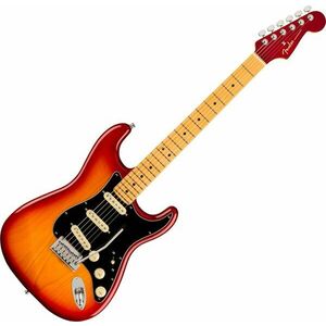 Fender Ultra Luxe Stratocaster MN Plasma Red Burst Chitară electrică imagine