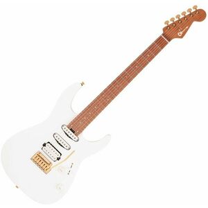 Charvel Pro-Mod DK24 HSS 2PT Caramelized MN Snow White Chitară electrică imagine