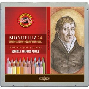 KOH-I-NOOR Mondeluz 3724/24 Set creioane acuarelă 24 buc imagine