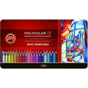 KOH-I-NOOR Polycolor Artist's Coloured Pencils Set creioane colorate 72 buc imagine