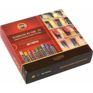 KOH-I-NOOR Toison D'or Set of Soft Pastels Set de pasteluri uscate 48 buc imagine