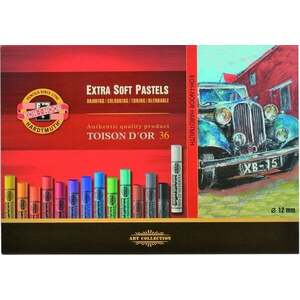 KOH-I-NOOR Set of Artist's Extra Soft Pastels Set de pasteluri uscate 36 buc imagine