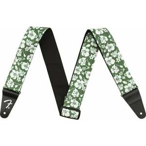 Fender 2'' Hawaiian Strap Green Floral Curea de chitară Verde imagine