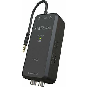 IK Multimedia iRig Stream Solo Interfață audio iOS și Android imagine