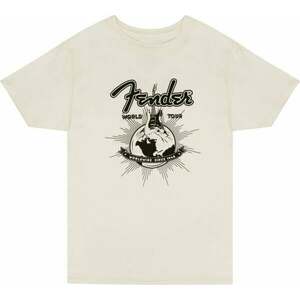 Fender Tricou World Tour Vintage White L imagine