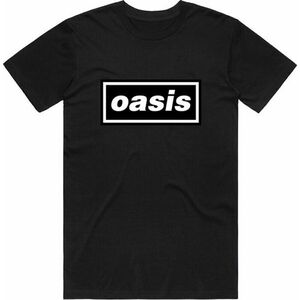 Oasis Tricou Decca Logo Unisex Black 2XL imagine