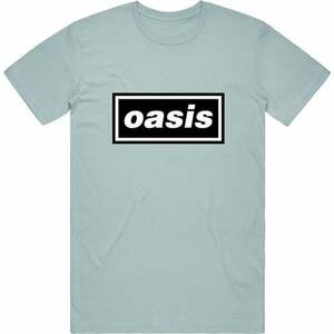 Oasis Tricou Decca Logo Unisex Light Blue 2XL imagine