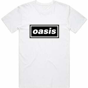 Oasis Tricou Decca Logo Unisex White 2XL imagine