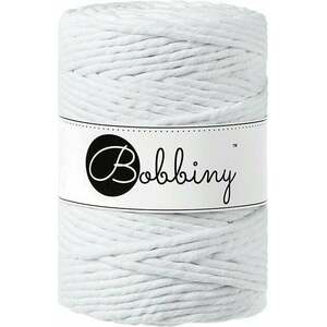 Bobbiny Macrame Cord 5 mm 100 m White Șnur imagine