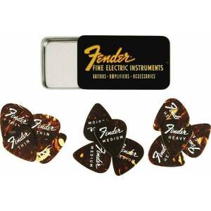 Fender Fine Electric Pick Tin Pană imagine