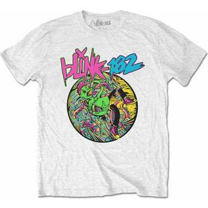 Blink-182 Tricou Overboard Event Unisex White M imagine