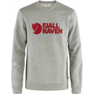 Fjällräven Logo Sweater M Grey/Melange L Hanorace imagine