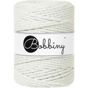 Bobbiny 3PLY Macrame Rope 5 mm 100 m Off White Șnur imagine