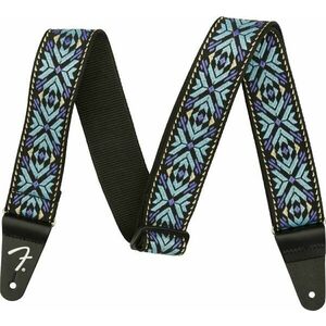 Fender Pasadena Woven Strap Curea de chitară Blue Snowflake imagine