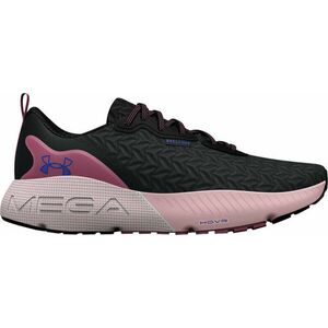 Under Armour Women's UA HOVR Mega 3 Clone Black/Prime Pink/Versa Blue 40 Pantofi de alergare pe șosea imagine