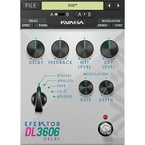 KUASSA Efektor DL3606 Delay (Produs digital) imagine