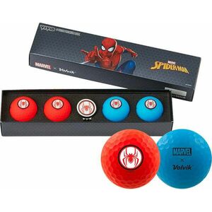 Volvik Vivid Marvel 2.0 4 Pack Spider Man Minge de golf imagine