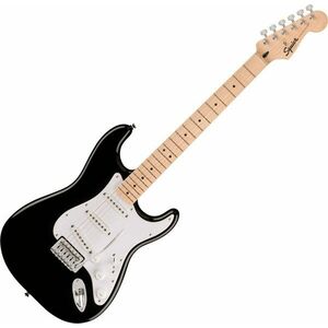 Fender Squier Sonic Stratocaster MN Black Chitară electrică imagine