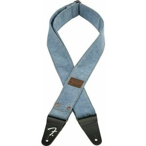 Fender Wrangler Denim Strap Curea de chitară Light Indigo imagine