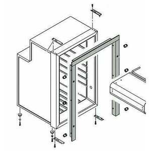 Isotherm Frame 3-Side Flush Mounting Inox for CR65 Clean Touch imagine