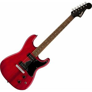 Fender Squier Paranormal Strat-O-Sonic Crimson Red Transparent Chitară electrică imagine