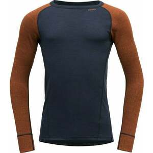 Devold Duo Active Merino 205 Shirt Man Flame/Ink M Lenjerie termică imagine