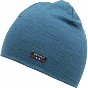 Devold Breeze Merino 150 Beanie Blue Melange 58 Căciulă imagine