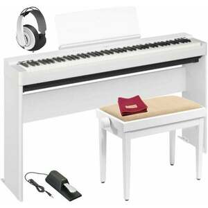 Yamaha P-225WH DELUXE SET Pian de scenă digital White imagine