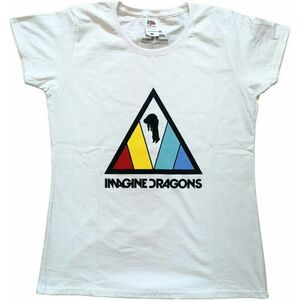 Imagine Dragons Tricou Triangle Logo Womens White XS imagine