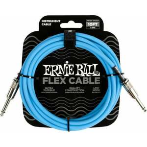 Ernie Ball Flex Instrument Cable Straight/Straight 3 m Drept - Drept Cablu de instrument imagine