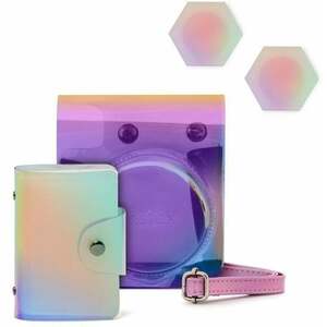 Fujifilm Instax Mini 12 Accessory Kit Iridescent Husă pentru aparat foto imagine