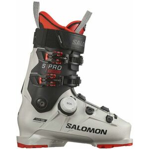 Salomon S/Pro Supra BOA 120 GW Gray Aurora/Black/Red 27/27.5 Clăpari de schi alpin imagine