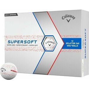 Callaway Supersoft 2023 Red Splatter Minge de golf imagine