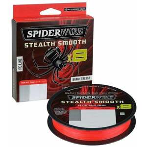 SpiderWire Stealth® Smooth8 x8 PE Braid Code Red 0, 09 mm 150 m 7, 5 kg-16 lbs Linie împletită imagine