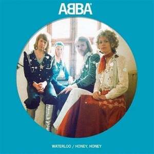 Abba - Waterloo (Swedish) / Honey Honey (Picture Disc) (Limited Edition) (Anniversary Edition) (7" Vinyl) imagine