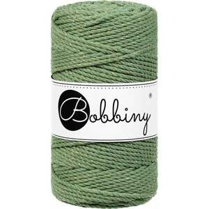 Bobbiny 3PLY Macrame Rope 3 mm 100 m Golden Eucalyptus Green Șnur imagine