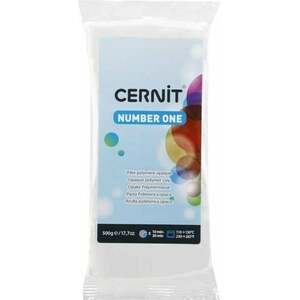 Cernit Polymer Clay N°1 Pastă polimerică White Opaque 500 g imagine