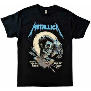 Metallica Tricou Sad But True Poster Unisex Black M imagine