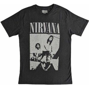 Nirvana Tricou Sitting Unisex Black XL imagine